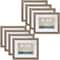 8 Pack: 8" x 10" Gray Belmont Float Frame by Studio Décor®